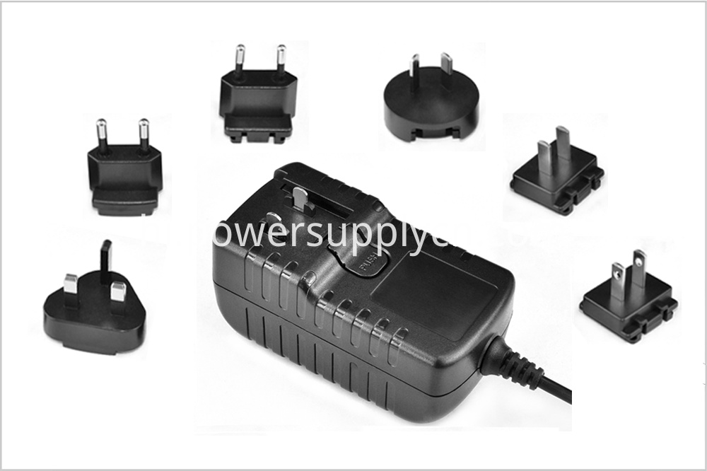 विनिमेय प्लग पावर एडाप्टर 36W Interchangeable plug power adapter 36W